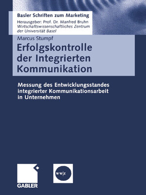 cover image of Erfolgskontrolle der Integrierten Kommunikation